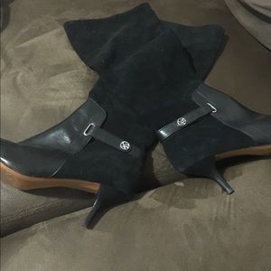 Coach Black suede boots